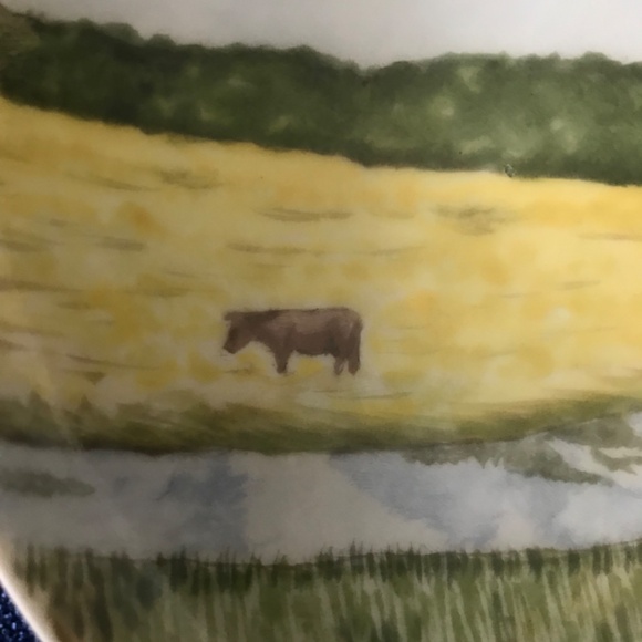 Vintage Rare Schonwald Hand Painted Wall Plate / Dish Danmark 1959 - Picture 6 of 6